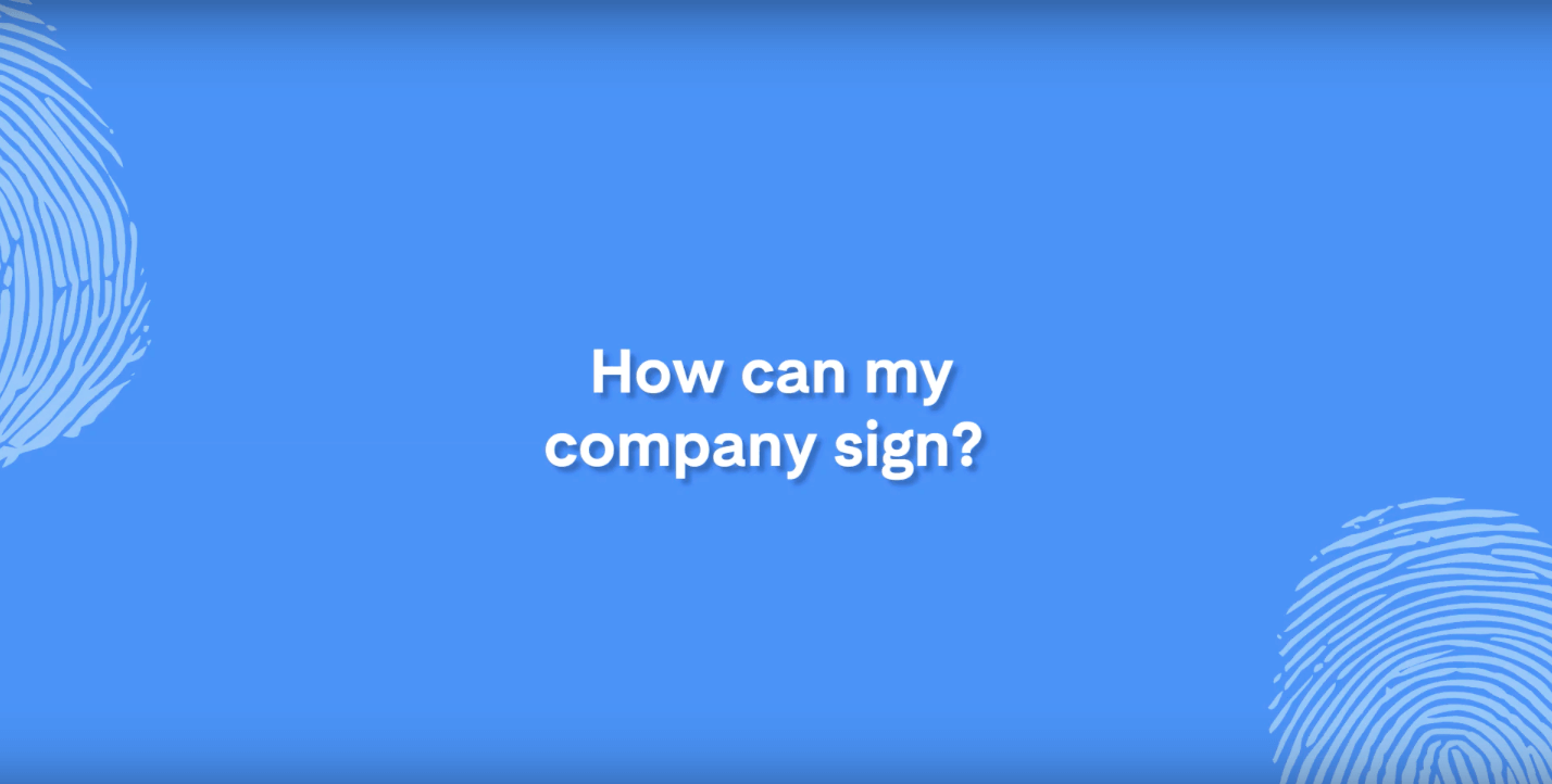 How can a company you sign the Hispanic Promise